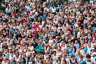 People crowd