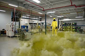 Industrial Accident Factory Chemical Spill