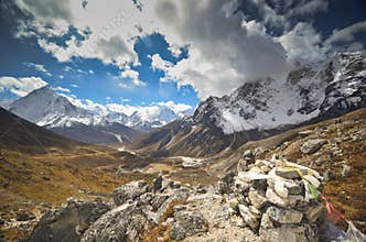 Himalaya landscape Nepal