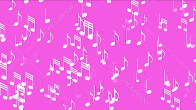 4k Music Notes background,symbol melody melody sound,romantic artistic symphony.