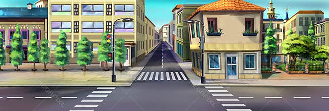 City streets. Image 02