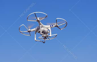 Flying drone with camera