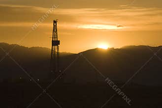 Rig at sunrise
