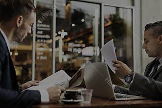 Contract Achievement Agreement Business Partner Concept