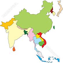 South East Asia Map