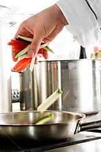 Preparing vegetables