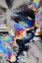 Colorful Citric acid crystals