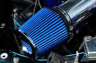 Car air filter zero resistance.
