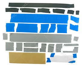 Various tape samples