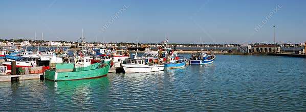 Panoramic Port of Royan in France