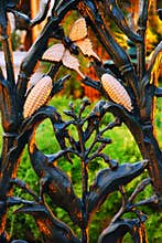 Cornstalk fence in New Orleans