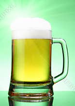 Beer with glare