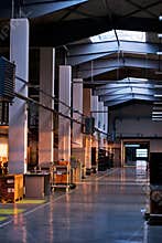Hall of a factory