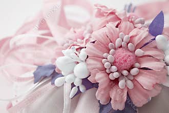 Pink decoration baby girl birth
