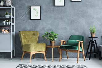 Flat with modern furniture