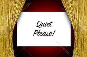 Quiet Please on stage