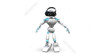 Animated Dancing Robot