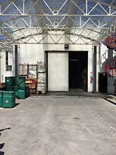 Entry of a factory