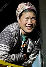 Smiling Sherpa Woman