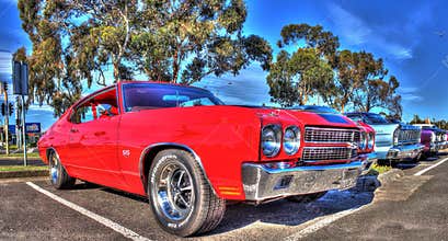 Classic American 1970s Chevy Chevelle