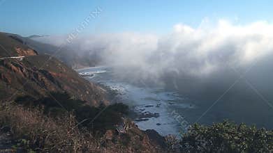 Thick Coastal Fog in Big Sur