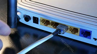 Wireless router connection