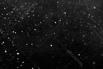 Isolated falling snow