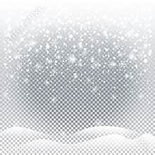 Christmas snowfall 2027 transperency background falling snow snowflake snowy day motion