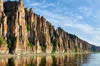 Lena Pillars, national park in Yakutia