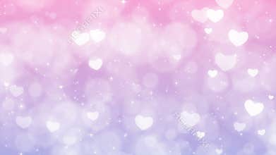 Purple Mothers Day Background with Particles, Sparkles and Hearts.