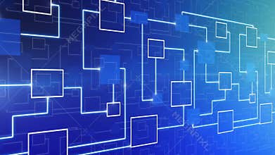 Abstract technology electronic circuit background LOOP