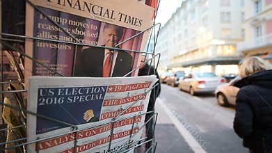International newspapers about Donald Trump new USA president