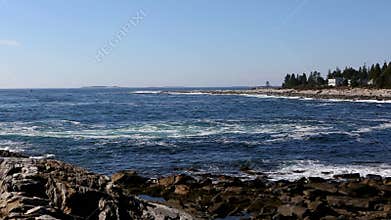 Maine Coastline Surf