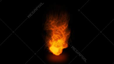 High quality motion animation representing mystical fire or magic special effects