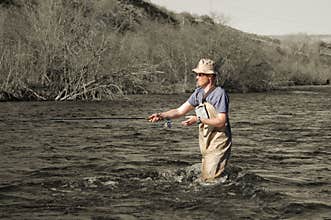 Fly fishing