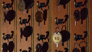 Keys at the reception