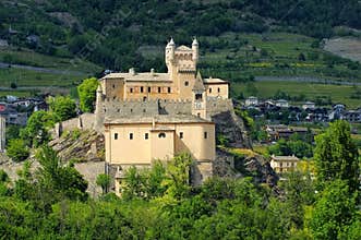 Saint-Pierre Castello in Aosta Valley