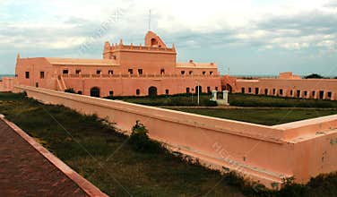 Danish fort with wall