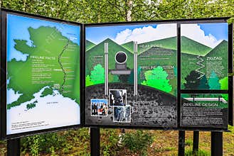 Alaska - Trans-Alaska Pipeline Educational Display 2