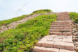 King Gwanggaeto Tomb (King Haotai Tomb) in Ji'an, Jilin, China. It is part of UNESCO World Heritage Site.