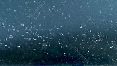 Water bubbles grey background aquarium