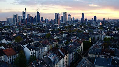 Cityscape and skyline of Frankfurt, Germany