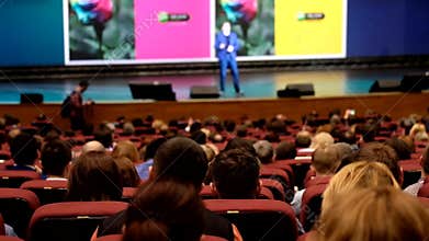 Audience at conference hall