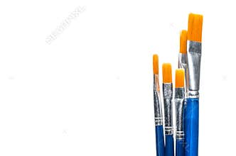 Paints and brushes