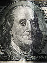 Benjamin Franklin's portrait is depicted on the $ 100 banknotes