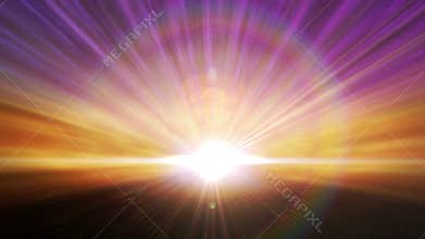 Cosmic Horizon Light Burst Loop