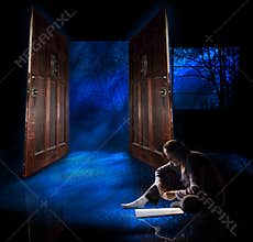 Man reading
