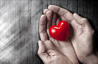 Love Hands Heart Background