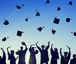 Celebration Education Graduation Student Success Learning Concept