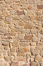 Wall of sandstone